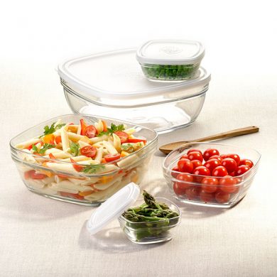 Lys Carre Bowls Food Savers